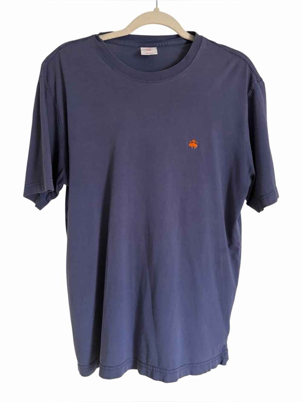 Brooks Brothers Men’s cotton Short Sleeve Tee medium blue